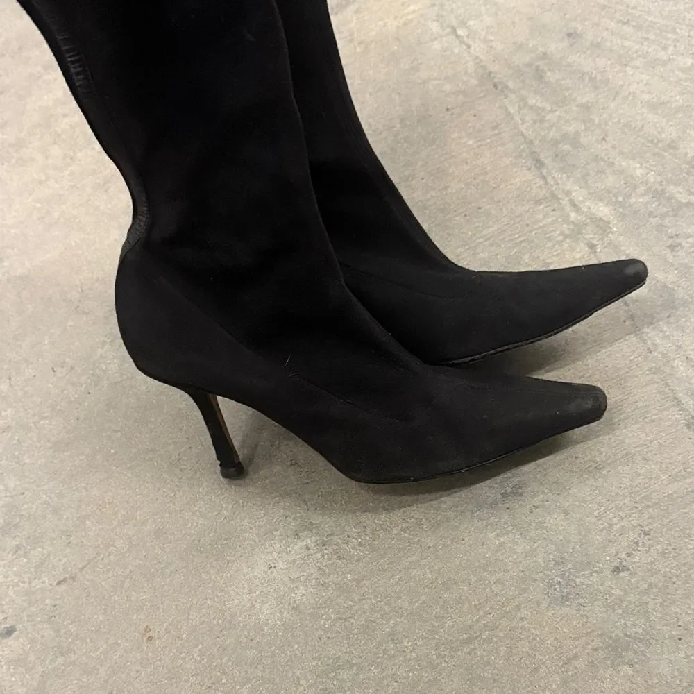 Jimmy Choo Black under the Knee Boots